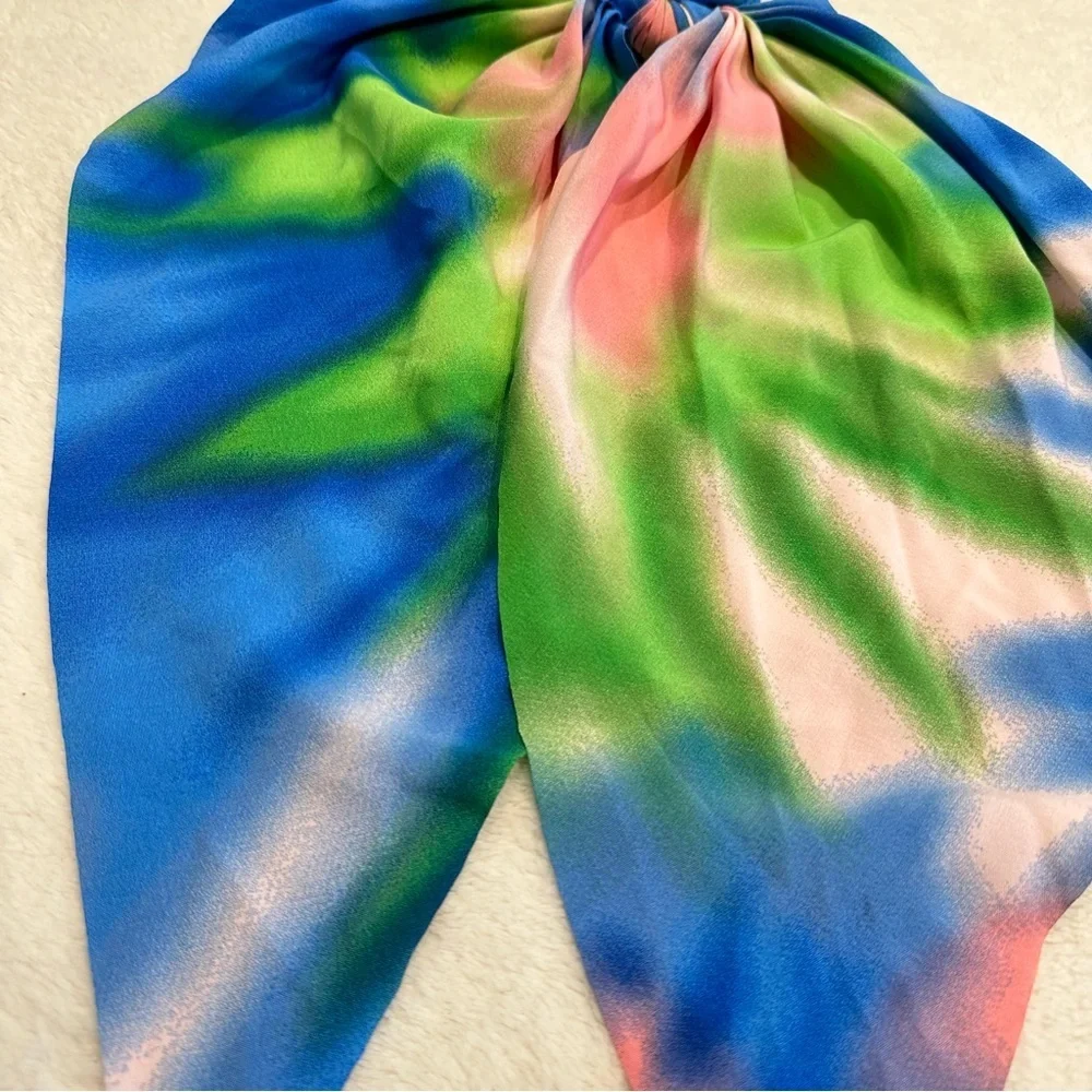 NWT Pixie Scrunchie Tropical Sunrise Tie Dye Hair Tie